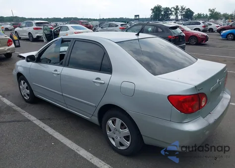 2008 Toyota Corolla Le из США, поврежденный, VIN 2T1BR32E48C870747